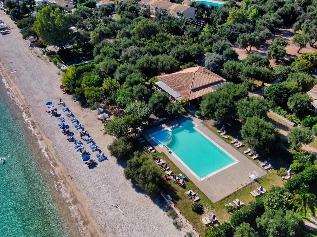Pebbles And Sea At Barbati With Shared Pool Apartment Exterior photo
